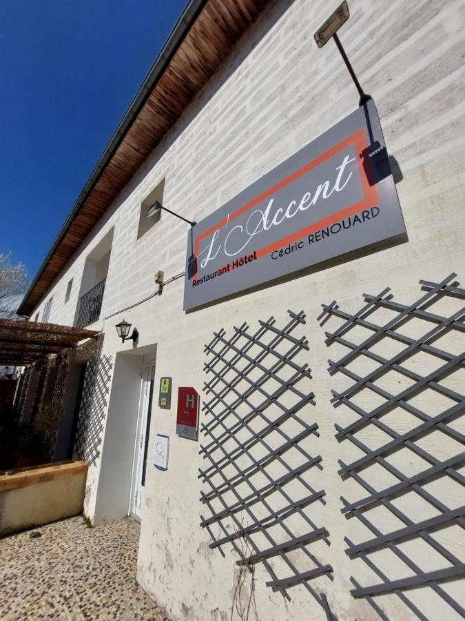 L'Accent - Hotel 2 Etoiles Et Restaurant - Logis Hotels Astaffort Εξωτερικό φωτογραφία